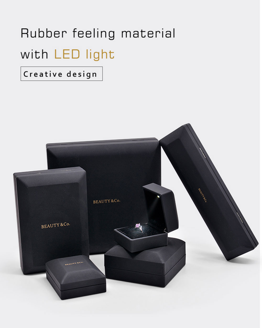 Luxury Jewelry Box With LED Light