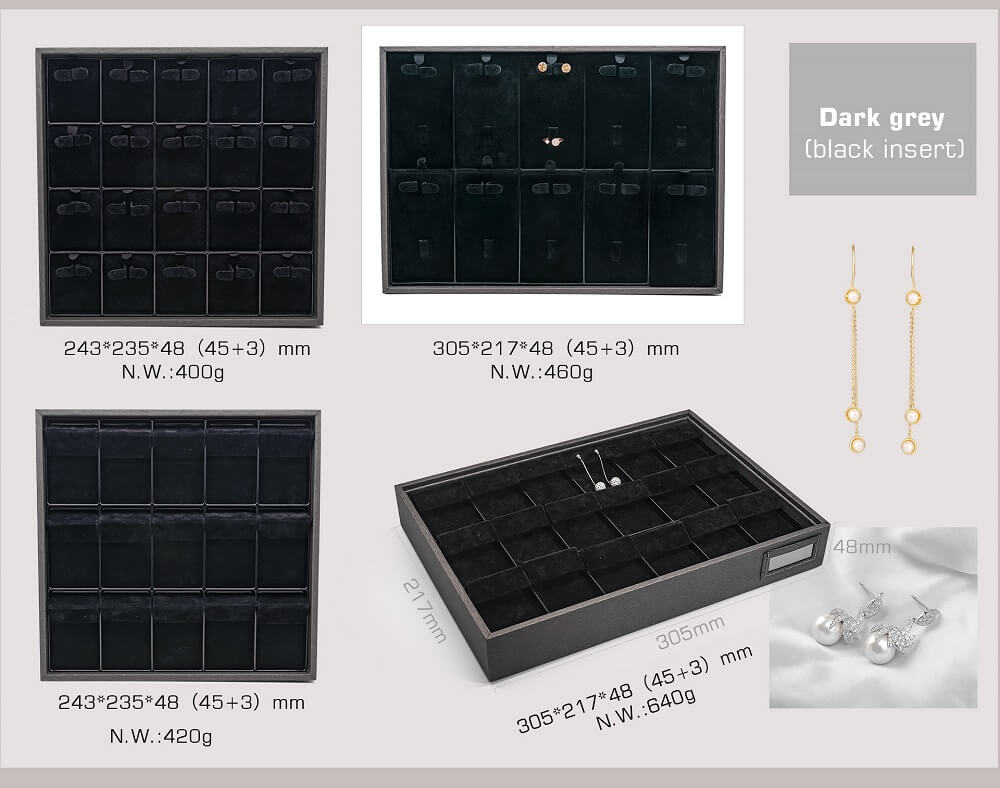 stackable jewelry trays