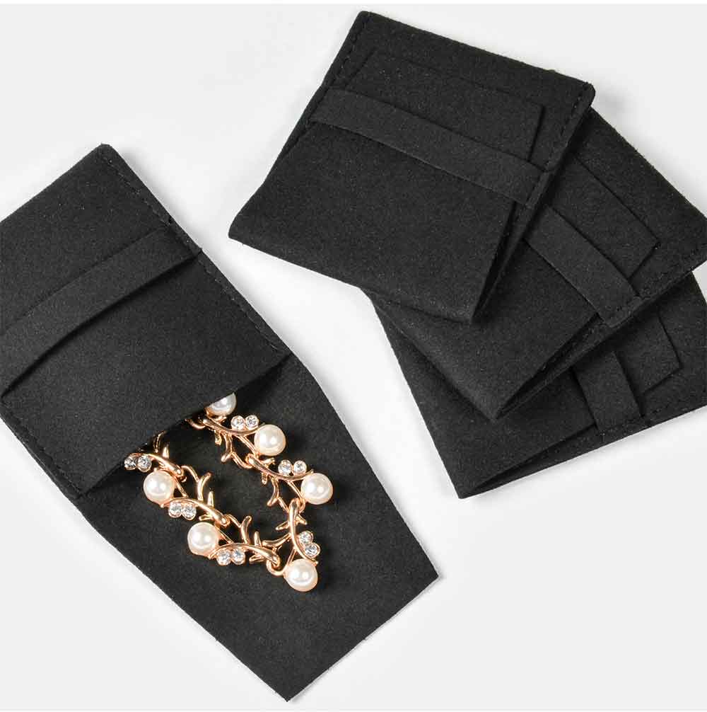  Small Jewelry Gift Bags Microfiber