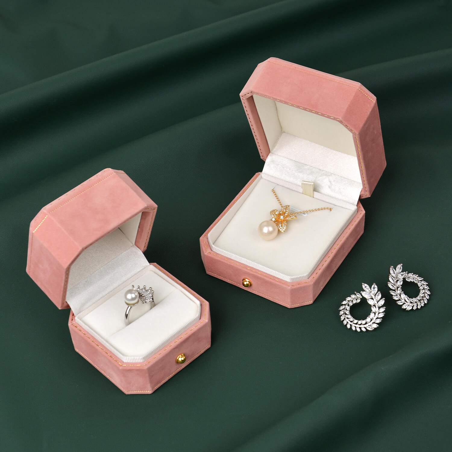 Luxury Leather Ring Box