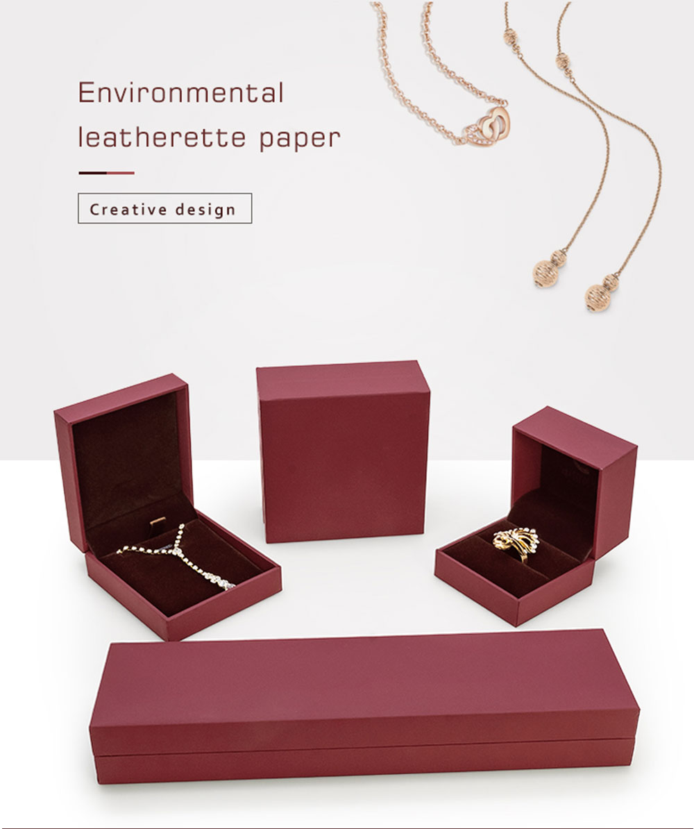 Red Leatherette Jewellery Boxes
