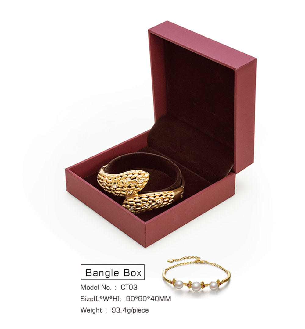 Red Leatherette Jewellery Boxes