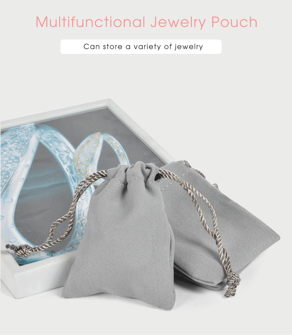 Personalised Suede Jewellery Pouch