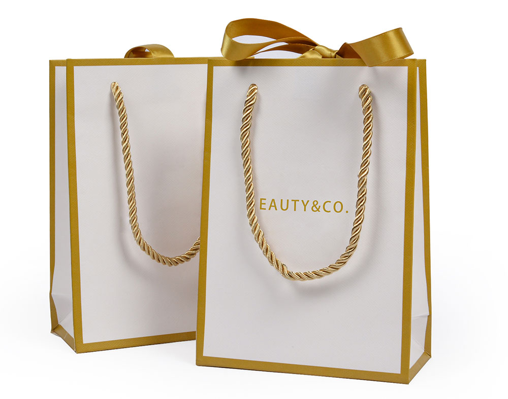 Paper bag for jewelry box