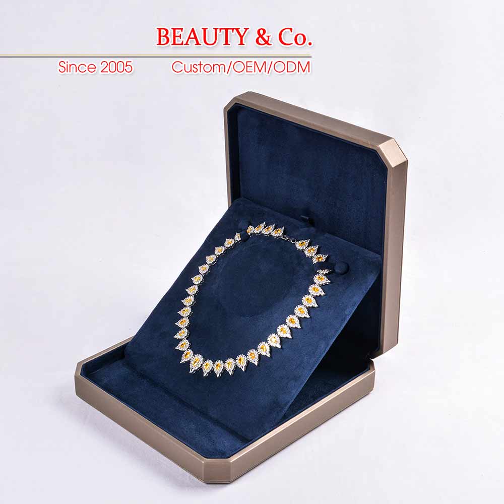 Ring Necklace PU Leather Box
