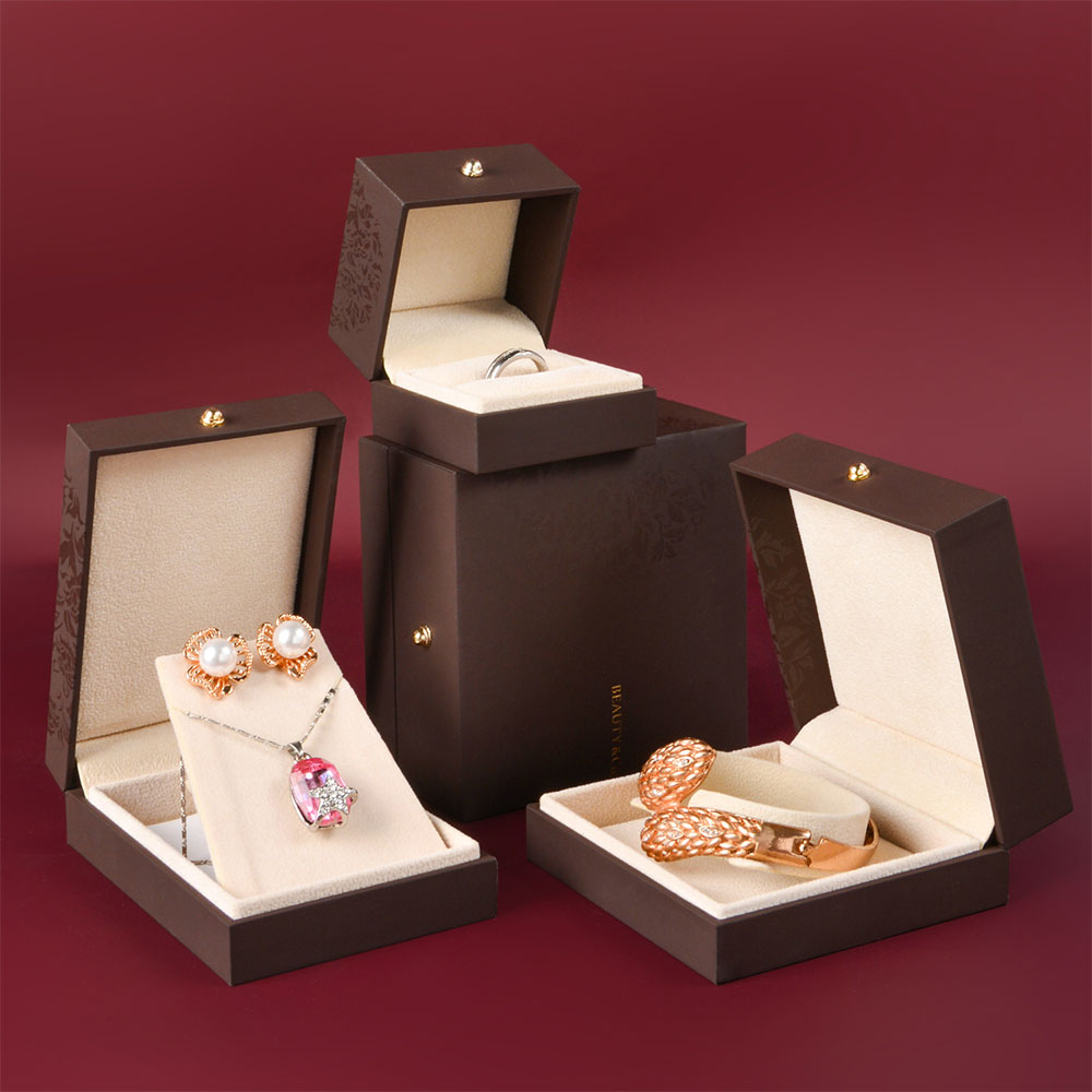  Jewelry Box Hot Stamping Gold Logo