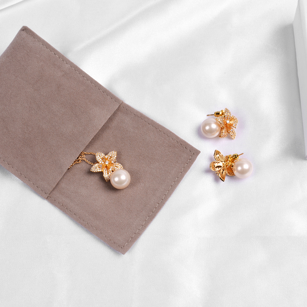 Envelop Pouch Jewelry Storage Microfiber Pouch Bags