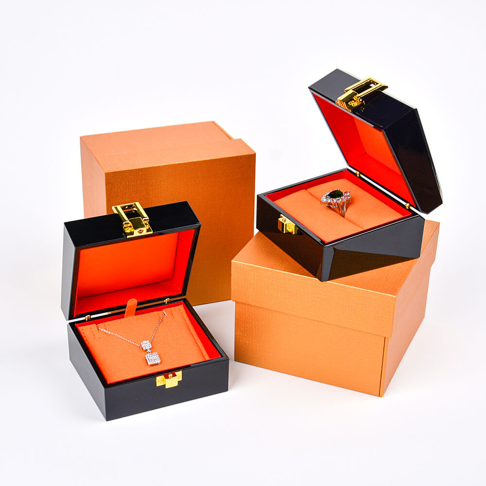 Lacquer Wood Jewelry Boxes