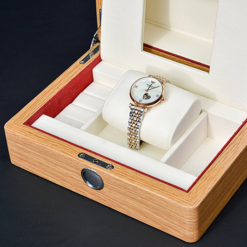 Lacquered Wood Watch