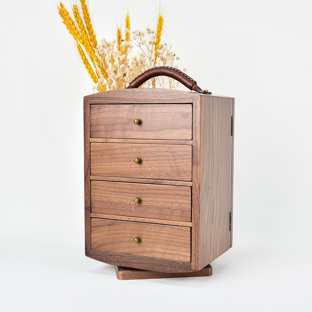 Rotating Vintage Jewelry Box