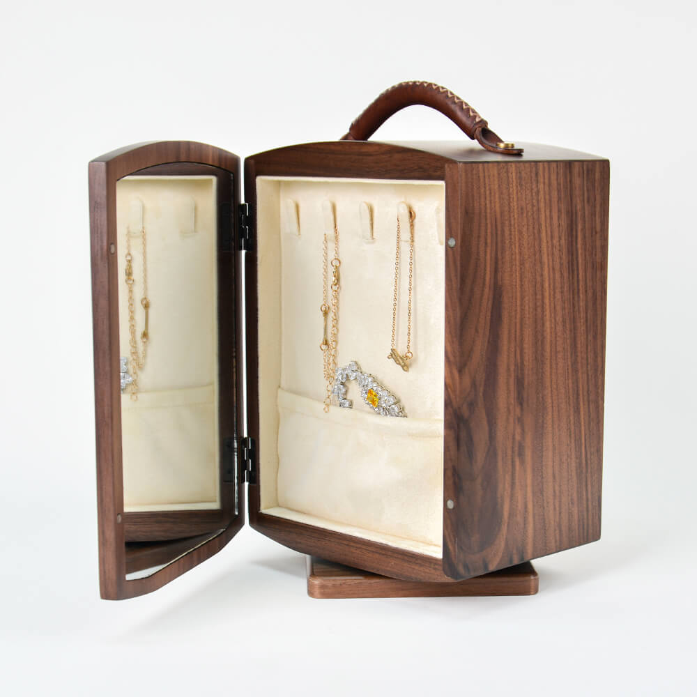 Rotating Vintage Jewelry Box