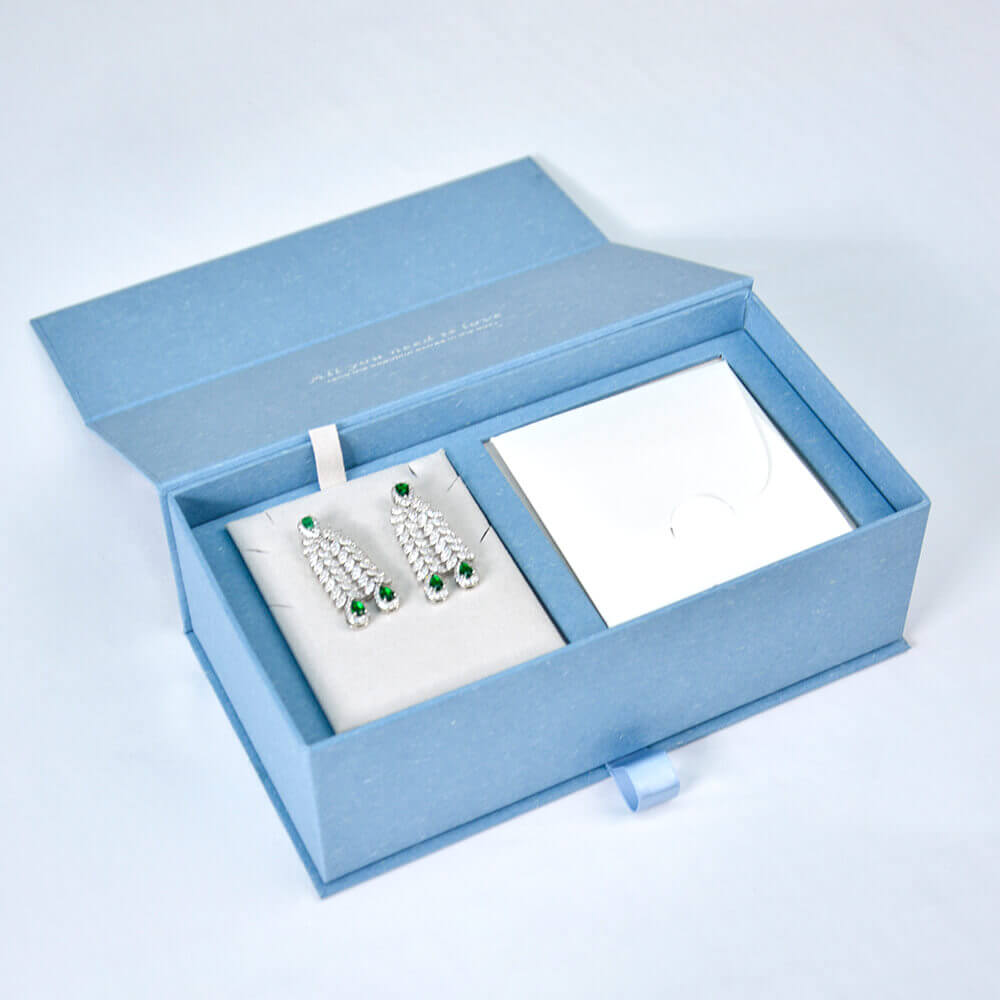 Magnetic Flip Paper Jewelry Box