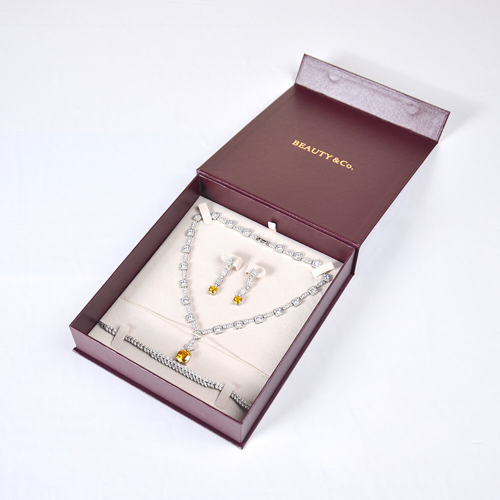 Burgundy Jewelry Box 