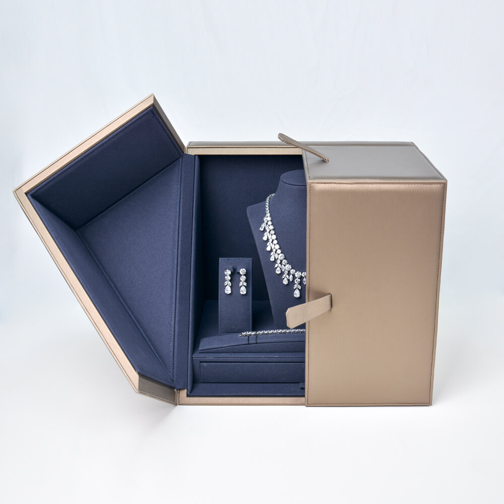 Dual Door Open Jewelry Box