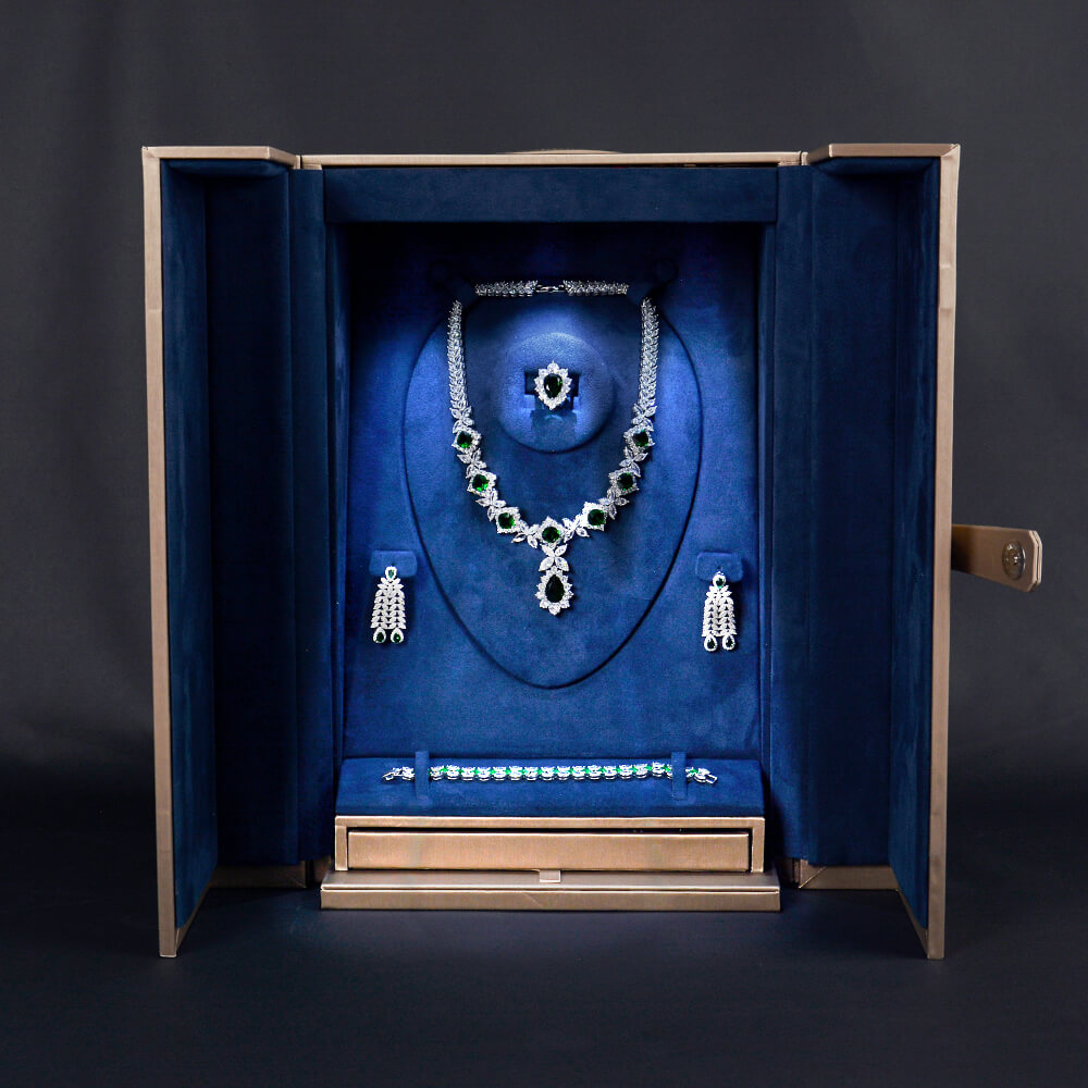 Illuminated Cases Diamond Set Boxes