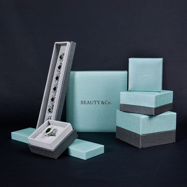 Luxury Jewelry Boxes Cases Premium Two Piece Jewelry Organizers