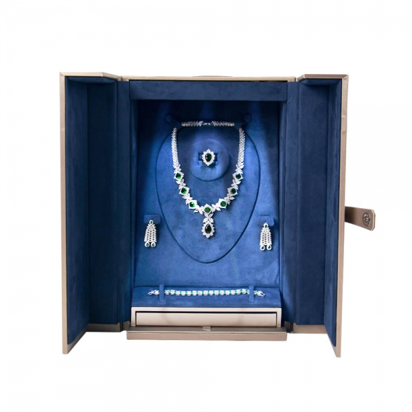 Luxury Jewelry Box Illuminated Cases Diamond Set Boxes