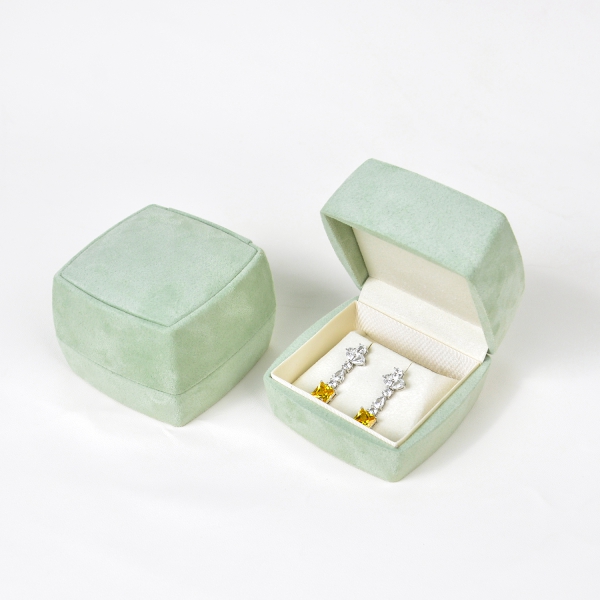 super velvet jewelry box green jewelry packaging box