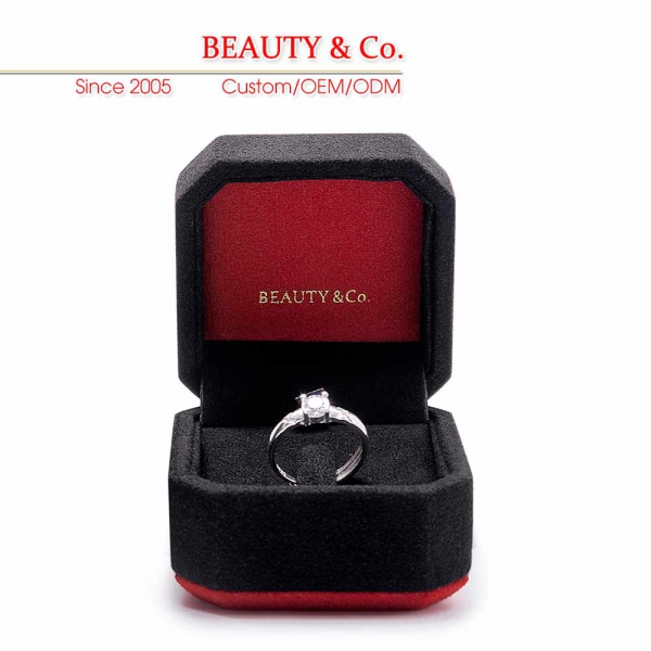 高端天地盖绒盒八角盒