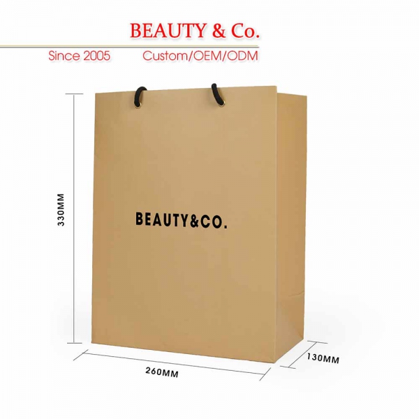 Paper Packaging Bag With Handle Luxury Paper Bag Custom Bag